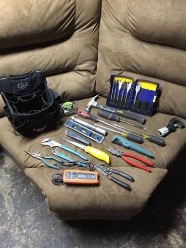Electricians tool set , pouch for sale