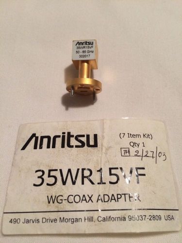 Anritsu 35WR15VF WG-COAX ADAPTER 50-65 GHz
