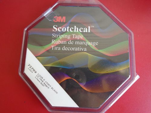3M Scotchcal Striping Tape Black 1/2&#034;  x 150ft 72702