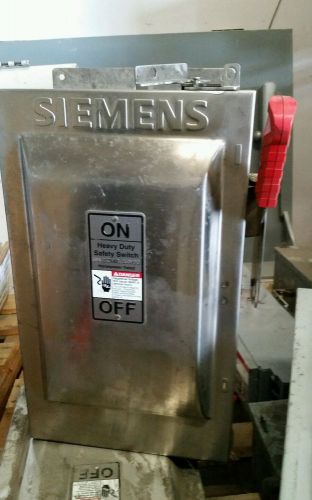 Siemens STAINLESS HF362S 60a 600v 3ph Fused NEW 3 Available Safety Switch