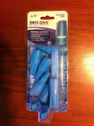 10 Dryconn Waterproof Direct Bury Connectors #22-#8 AWG 10624 King Innovation