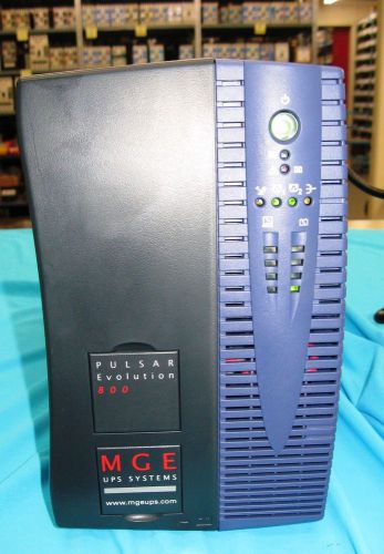 MGE Pulsar Evolution 800 UPS System w/ cables, manual &amp; software