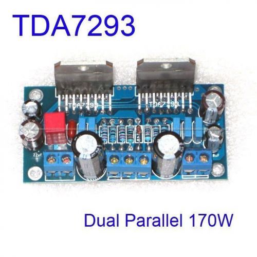 Assembled TDA7293 Dual Parallel 170W BTL Mono Audio Power Amplifier AMP Board