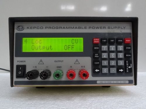 KEPCO PROGRAMMABLE POWER SUPPLY MOD.NO.ABC-10-10DM ~ CHECK IT OUT ~