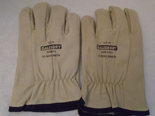 High Voltage Gloves Salisbury Size 9-91/2, Gb-112 Bag, 9 1/2 Rubbers