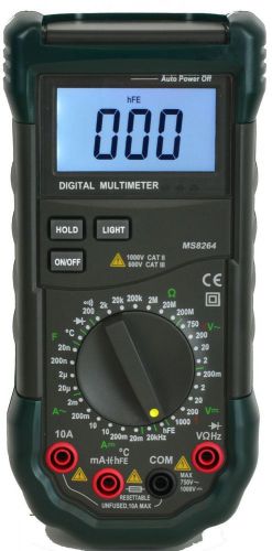 Mastech MS8264 30 Range Digital Multimeter with Temperature Capacitance Freq