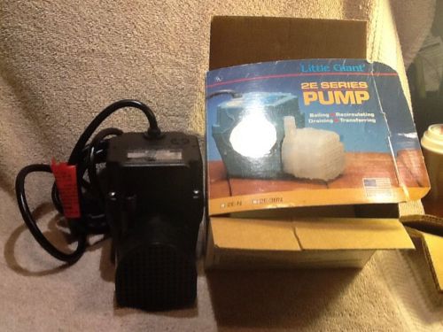 2E-38N 502403 NEW LITTLE GIANT SMALL SUBMERSIBLE &amp; INLINE PUMP