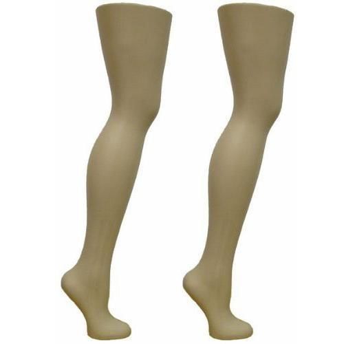 2 Free Standing Mannequin Leg Sock and Hosiery Display Foot. New