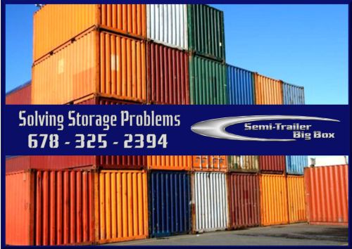 20&#039; weatherproof steel storage / shipping / cargo containers - montgomery,al for sale