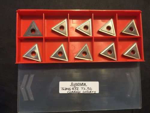 Kyocera TNMG 432 TC30 Ceramic Inserts **10 Inserts**