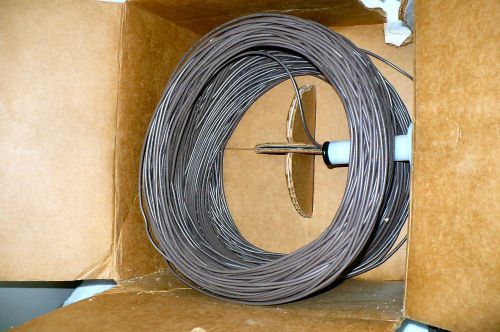 Coleman cable 22/4 sta cm/cl2 brn cable wire partial 1000&#039; roll (~500&#039;) for sale