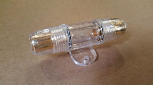 New Fuse Holder Gold Plated Clear Heavy Duty Solar Wind
