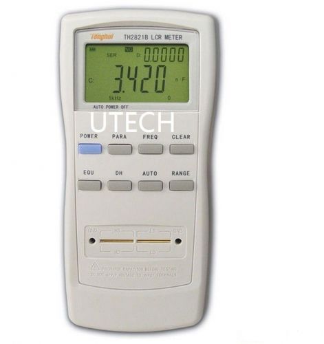 Digital LCR Meter Handheld Bridge LCR Multimeter Tool 0.3% acc 0.01% res TH2821B