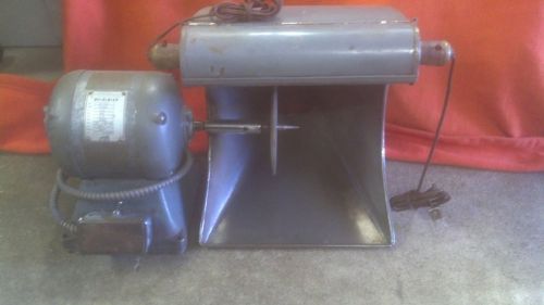 Rare  industrial polisher-jewelery manufacturing-bench mount-w/ dust hood-i shor for sale