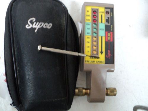 SUPCO VACUUM GAUGE MODEL VG-60 WITH SOFT CASE