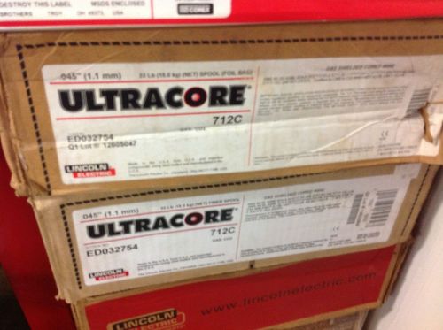 Lincoln Electric ULTRAcore Gas Shielded Welding Wire .045 /1.1mm 33lb NEW
