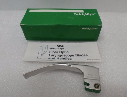 WELCH ALLYN Ref#69063 MAC F/O Laryngoscope Blade,Size#3, Diagnostic Instruments