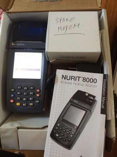 VeriFone Nurit 8000 Wireless Palmtop Solution With Cables And Extras