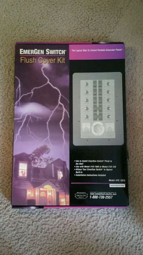 Brand New Genuine Emergen Switch Flush Cover Kit Model #FC-1075 Must See!