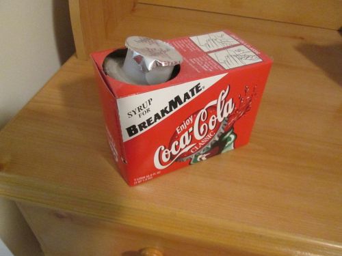Coke Coca-Cola BreakMate Syrup the Coca-Cola fountain machine sealed 1 Liter