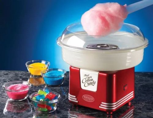 Nostalgia Electrics Retro Series Hard Sugar Free Candy Cotton Candy Maker