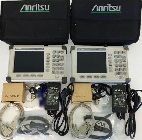 Anritsu s331d site master cable &amp; antenna analyzer lot sale 2 units for sale