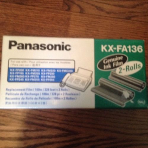 Panasonic KX-FA136 Genuine Ink Film 1 roll  NEW-Sealed