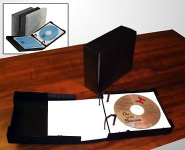 UniKeep CD/DVD 30 Disc Storage Wallet Black w/30 pgs