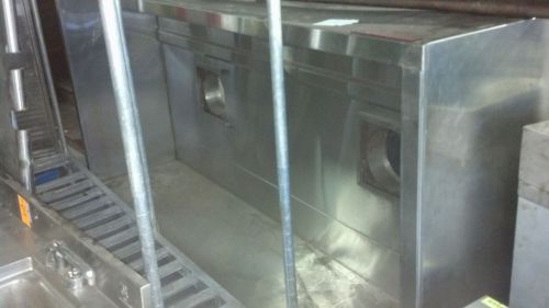 9ft Captive Aire Stainless hood Type II Condensation or Heat with Exhaust Fan