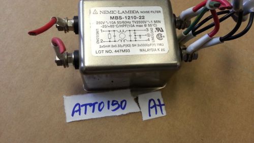 Nemic-Lambda Noise Filter MBS-1210-22