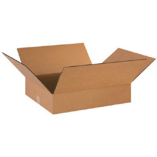 Corrugated Cardboard Flat Shipping Storage Boxes 18&#034; x 16&#034; x 4&#034; (Bundle of 25)
