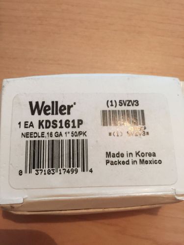 WELLER KDS161P Threaded Needle, 16 G, 1 In L, PK