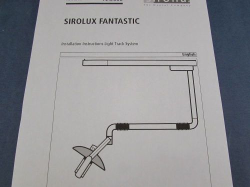 Sirona sirolux fantastic light track system for sale