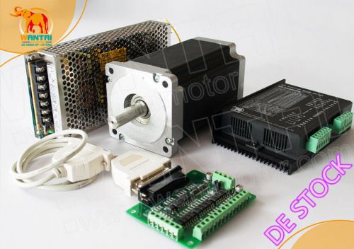USA&amp;UK&amp;EUFREE 1Axis Nema34 Stepper Motor 1232oz-in&amp;Driver 7.8A cnc router kit