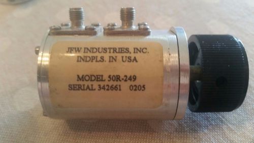 JFW 50R-249 SMA step attenuator 0-1dB, resolution 0.1dB DC-2.5GHz 2W