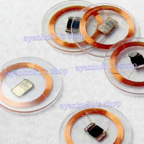 5pcs Crystal NFC Tag RFID IC Smart Label Tags Compatible Mifare 1K S50 ISO14443A