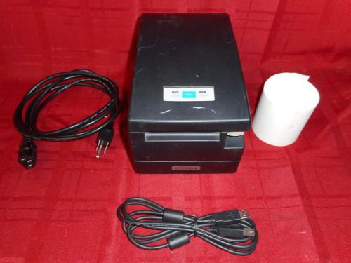 Used Citizen CT-S2000 Thermal Receipt Printer w Power Cable, USB, and paper