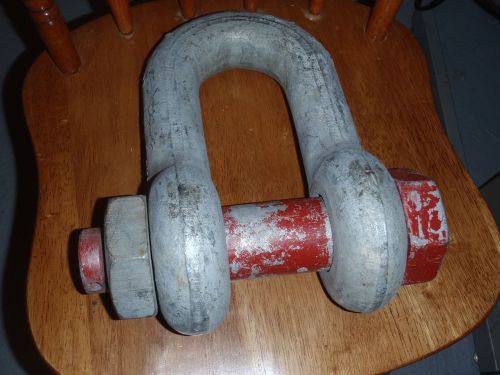 Crosby g2150   35 ton chain bolt type shackle    2 inch for sale