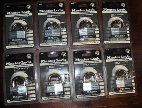 MASTER LOCK 500D PADLOCK SPECIAL DEAL OF 8 PACKS - 8 LOCKS TOTAL 1 LOW PRICE