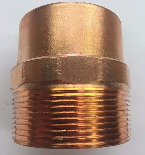 Copper male adapter 3&#034; mip x c for sale