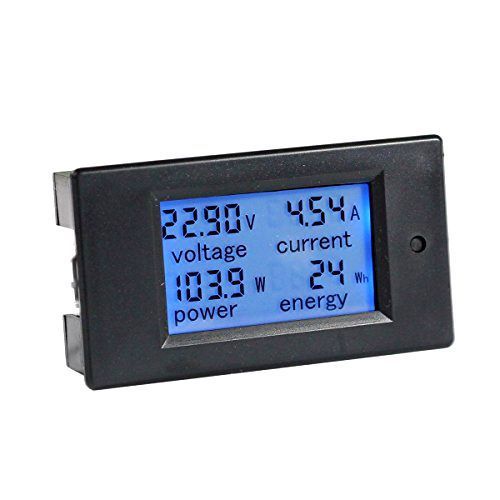 bayite DC 6.5-100V 0-20A LCD Display Digital Current Voltage Power Energy Meter