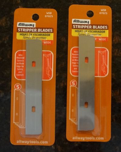 Allway Stripper Blades WSB 07025 (2 Packs / 10 Blades Total)