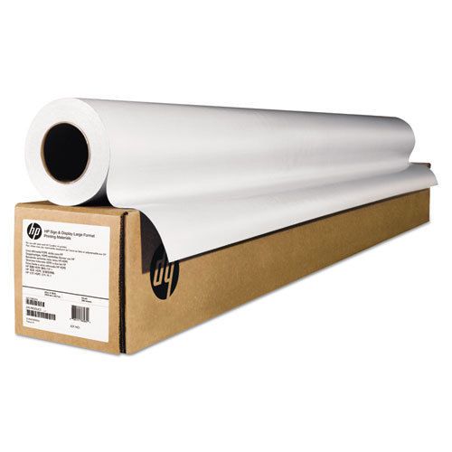 Wide-format matte canvas paper roll, 42&#034; x 50 ft, 16 mil, white for sale