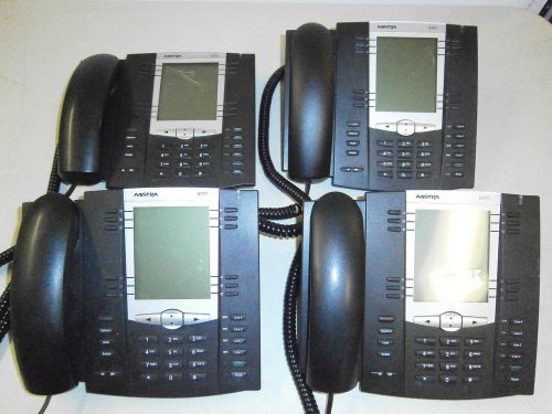 LOT OF 4 AASTRA 6757i WITH CRACKED SCREENS