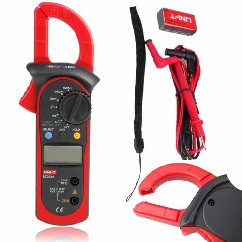 Ut202a clamp lcd digital multimeter ac/dc voltageac current ohm tester meter for sale