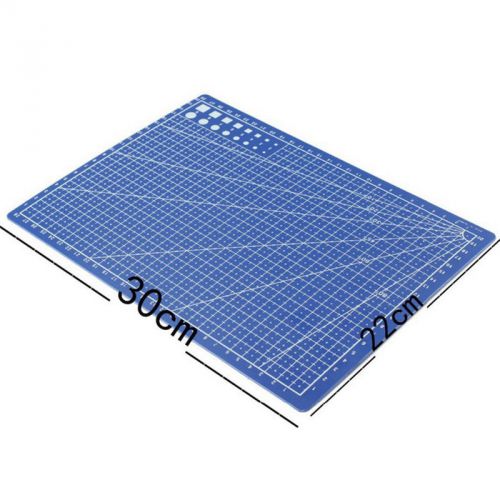A4 Cutting Mat Printed Grid Lines Scale Plate Knife Leather Paper Board Tool WWS