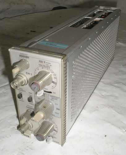 Tektronix 7A26 Dual Trace Amplifier Plug In - Powers On