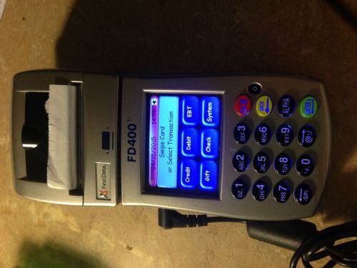 First Data FD-400ti credit card machine terminal