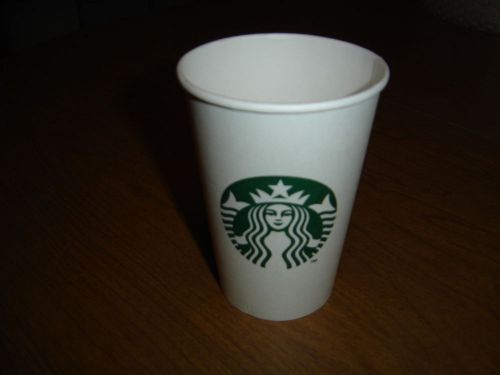 Starbucks  12 oz. Hot Paper Cups  LOT OF 75 NEW ,