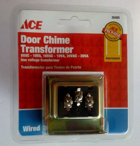 Ace Clamp On Type Door Chime Transformer 36485 New